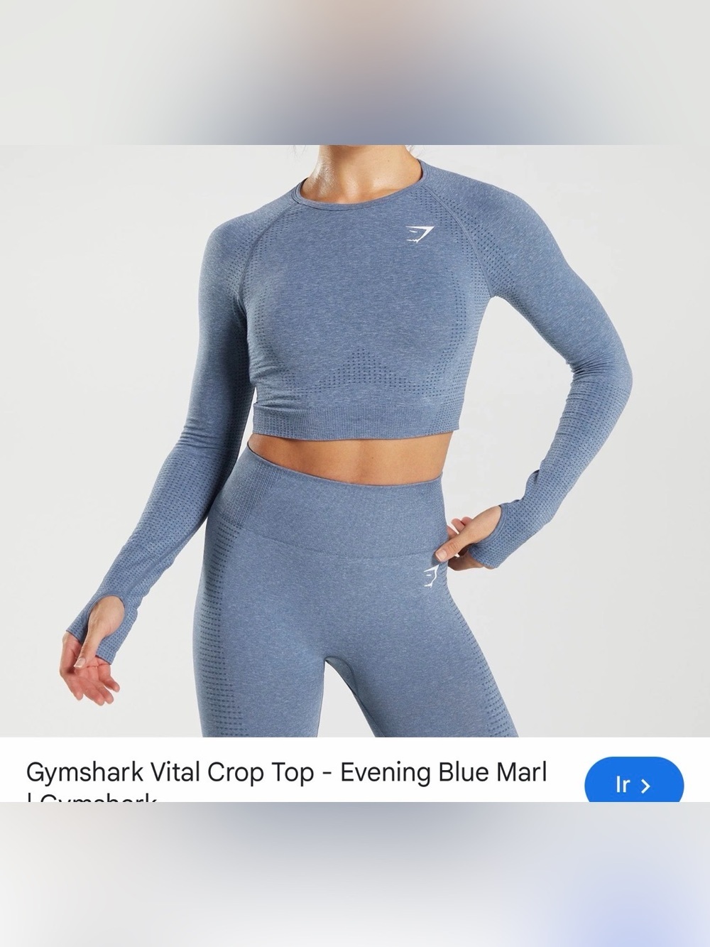 Gymshark vital Crop Top